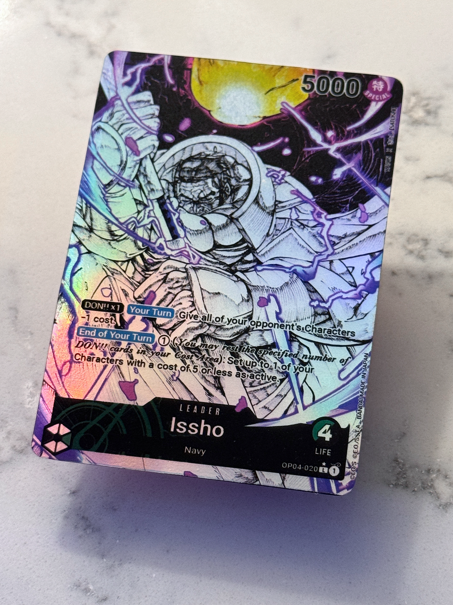 OP04 Custom Issho Leader Card | OPTCG