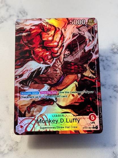 ST01 Custom Luffy Leader Card | OPTCG