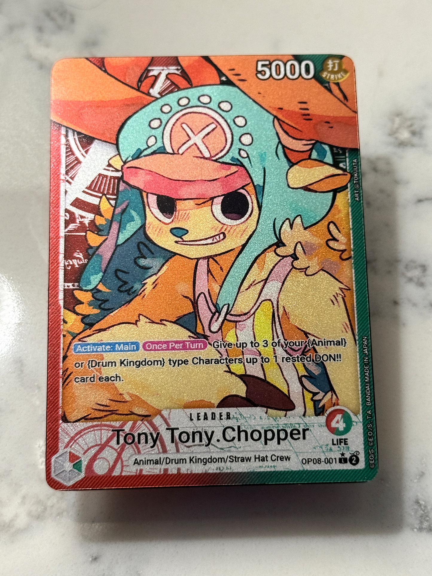 OP08 Custom Chopper Leader Card | OPTCG