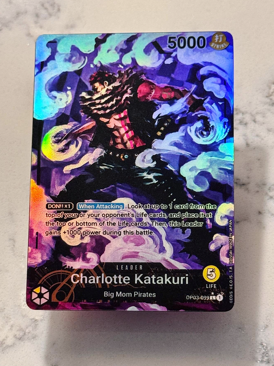 OP03 Custom Katakuri Leader Card | OPTCG