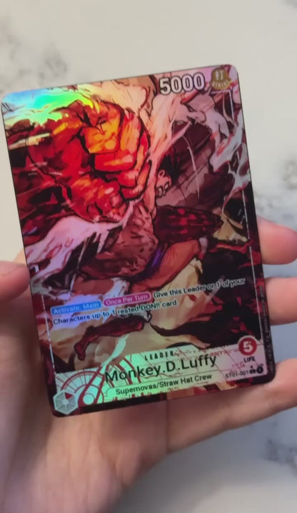 ST01 Custom Luffy Leader Card | OPTCG