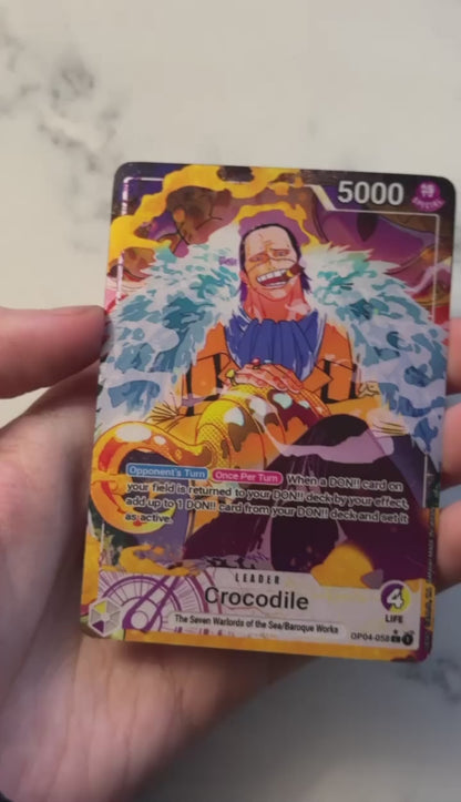 OP04 Custom Crocodile Leader Card | OPTCG